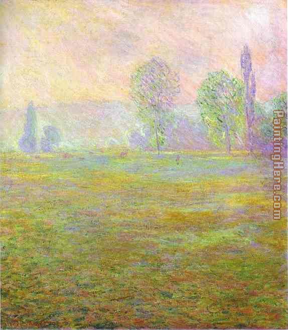 Meadows at Giverny painting - Claude Monet Meadows at Giverny art painting
